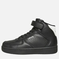 Børne Nye Union Hi Top Sneakers Sort Hvid 0008