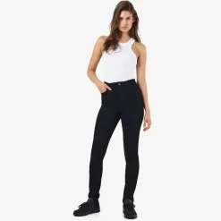 Dame Solly Skinny Jeans Sort