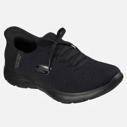 Dame Summits Slip in Nye Daglige Sneakers Sort