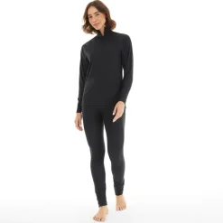 Dame Unite 360 Termisk Baselayer Sæt Sort