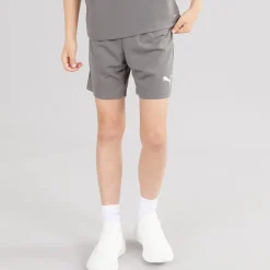Drenge teamRISE Trænings Shorts Smoked Pearl /​ Hvid