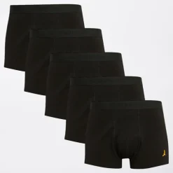 Herre Arlo Fem Pak Boksershorts Sort
