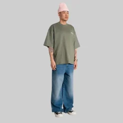 Herre Beam Wobble T-shirt Grå Grøn Grey-Green