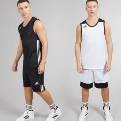 Herre 3G Speed Vendbare Basketball Shorts Sort/​Hvid