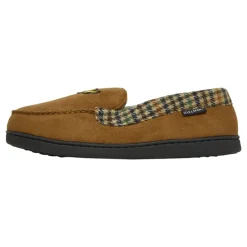Herre Montague Mocassinsko Slippers Mørkebrun/​Hønseøje