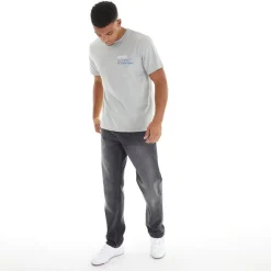 Herre Rushawn Jeans med Afslappet Pasform Sort