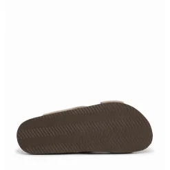 Herresandaler med krydsremme Taupe