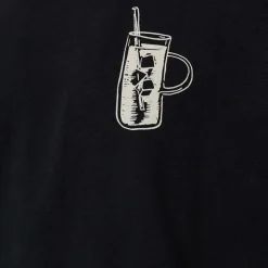Herre T-shirt med print Sort