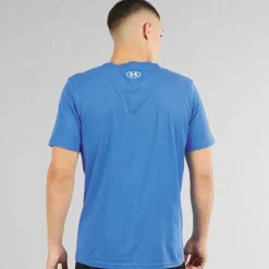 Herre UA Sportstyle Venstre Bryst Kortærmet T-shirt Blå Atlantis/​Blå Rolig
