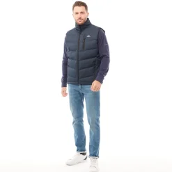 Herre Vatteret Brecker Gilet Vest Blå