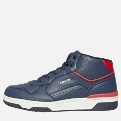 Junior Dereck Hi Top Sneakers Marine Rød 0290