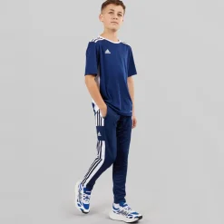 Junior Entrada 18 T-shirt Dark Blue/​Hvid